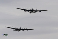 Two Lancaster and a Vulcan togeather at Waddington.